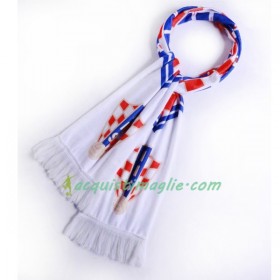 Croazia Mondiali 2018 Sciarpa Bianco